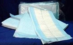 McKesson Underpad 23 X 36 In Disposable Polymer Moderate Absorbency, Pack of 25