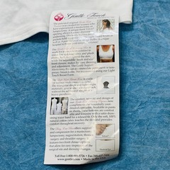 Gentle Touch Recovery Camisole Post Surgical Lot Of 2 (1) Sz L (1) Sz XL w Bulbs