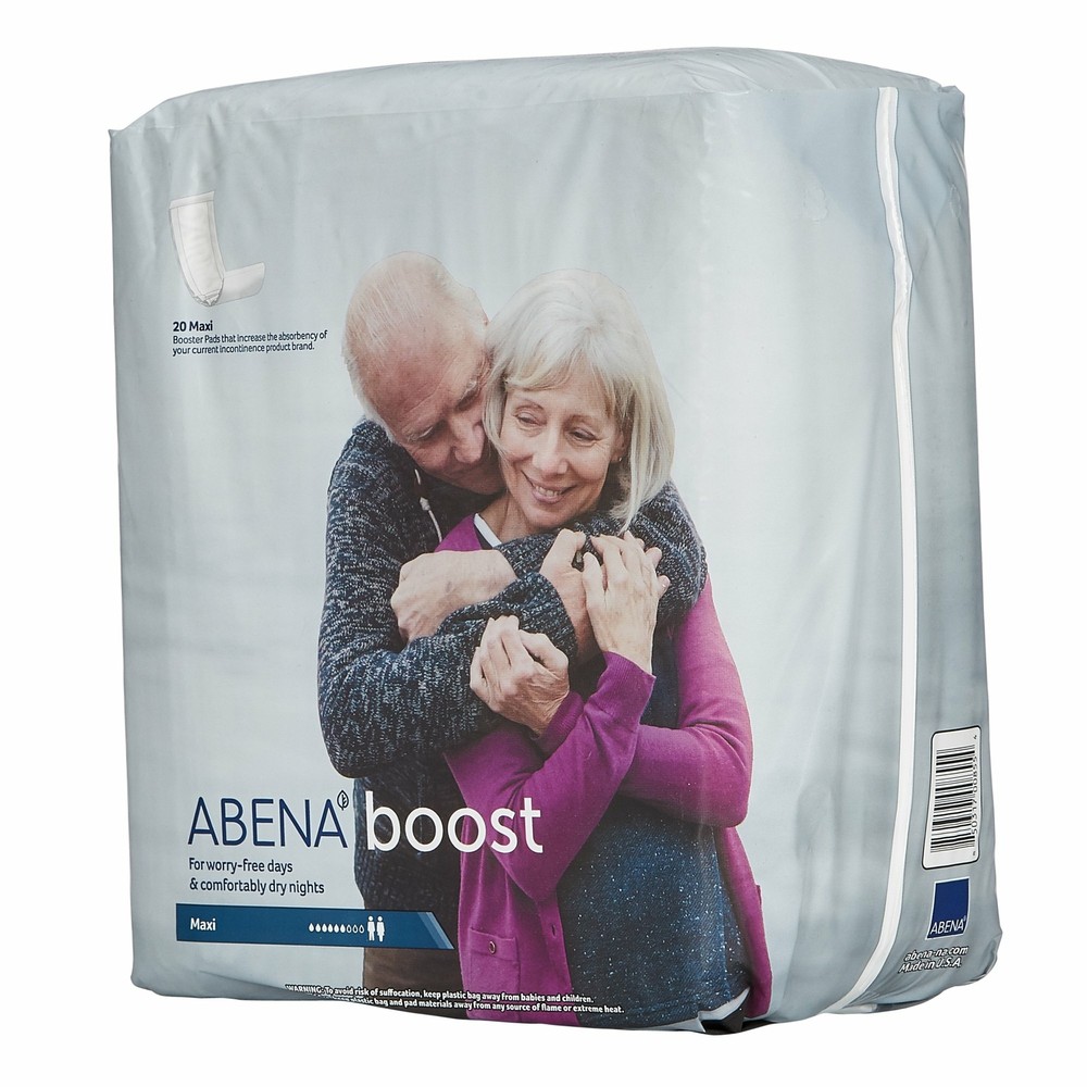 Abena Booster Pad 6-1/4 X 24 Inch Rectangular Shaped Maxi 120 Ct