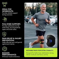 Adjustable Knee Brace for Patellar Tendonitis & Meniscus Tear Relief