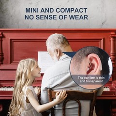 Hearing Aids For Seniors,Invisible Rechargeable Amplifier With Noise Cancelling