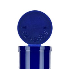 12 Multi-Use 13 Dram Pop Top Empty Pill Containers, Waterproof Airtight Plastic