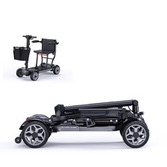 Foldable Mobility Scooter 4 Wheel 42lb Lightweight 15Mile 265lb Airline Approved