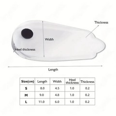 Orthopedic Pair 1 Insole for OX Leg Correction Gel Massage Support Shoe Pad
