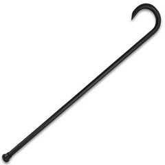 Night Watchman Adjustable Walking Cane | Removable Non-Slip Rubber Toe | 39″