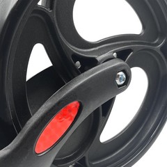 Yuqim 2 Pack 8 Inch Wheelchair Front Wheels Replacement 8 Inch-Regular, Black