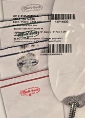 Knit-Rite 6 Ply Soft-Sock Prosthetic Sock-Now Even Better! Size 4S-New!