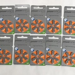 60 Power One Varta 13 PR48 Hearing Aid Batteries 1.45V Zinc Air EXP 07/2023 NEW