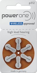 10x Varta power ; one high level hearing hearing aid batteries blister of 6 PR41