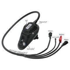 Dual 24V 250W Motor Conversion Kit 12“ wheels Joystick Controller fr Wheelchair