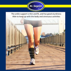 Ankle Brace Compression Support Stabilizer Wrap Lace Up Pain Relief Foot✅Jvg-099