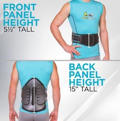 Lumbar Decompression Back Brace – Adjustable Semi-Rigid Lumbosacral Corset Be…