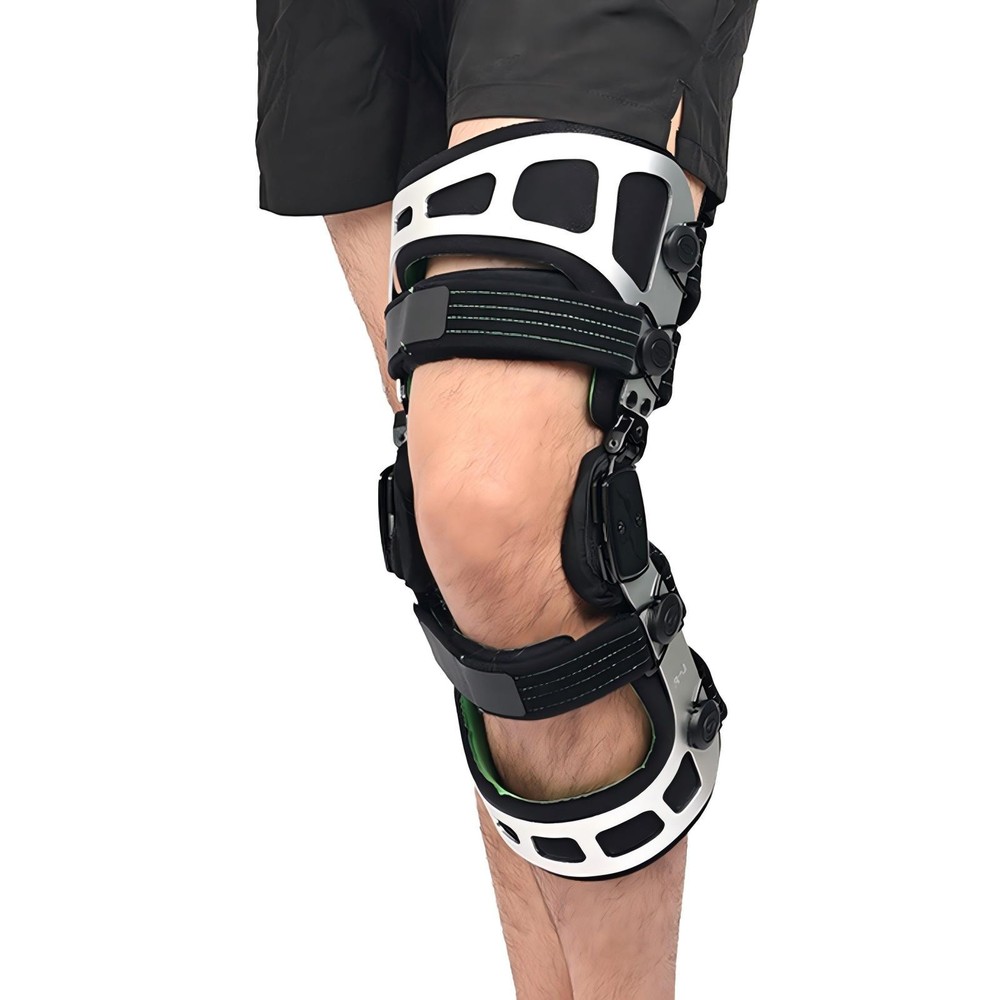  Double Upright OA Unloader Knee Brace,For Bone on Bone Arthritis Support