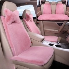 Faux Rabbit Fur Plush Car Seat Cushion Winter Warm Universal‑Fit Pad