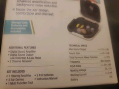 NuvoMed Inside-the-Ear Hearing Digital Amplifier Aid with Case (New & Sealed)