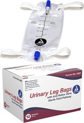 Comfortable Urinary Leg Bag with Anti-Reflux Valve – 600 ml Capacity, 12 Count