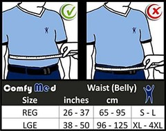 ComfyMed® Premium Quality Back Brace CM-102M (LGE 38″-50″) Removable Lumbar Pad