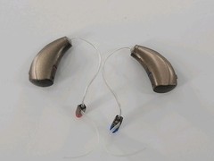 Starkey Muse i1000 RIC 312 Hearing Aids Pair L/R – Bronze – Complete Kit