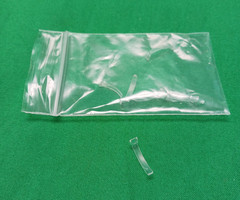 Clear Plastic Hearing Aid Clips/Hooks Unbranded Pkg of 6