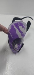 Hinged Ankle Foot Orthosis (AFO) Brace Purple White Marble Pattern Youth Child