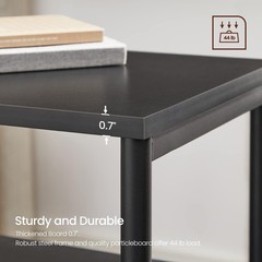 Vasagle Side Table Small End Table Tall Nightstand For Living Room Bedroom