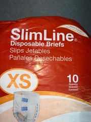 Tranquility SlimLine Disposable Briefs XS 10 Pack Heavy Protection 18-26″ Waist