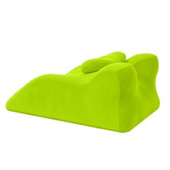 Bed Pillow Ergonomic Spinal Posture Support Cushion Memory Foam Green 23″Lx8″H