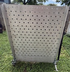 Aluminum Folding Vehicle Ramp Anti-Slip w/Handle 881 lb TÜV NORD Silver