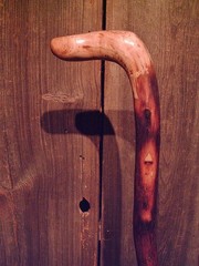 walking stick natural grown ROOT KNOB HANDLE for GOOD sized hands MADE IN USA