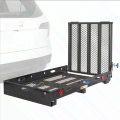 Silver Spring Folding Scooter Wheelchair Carrier w/ 59″ Ramp Steel 500 lb