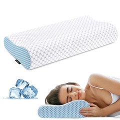 Cervical Pillow for Neck Pain Relief – Ergonomic Memory Foam Pillow