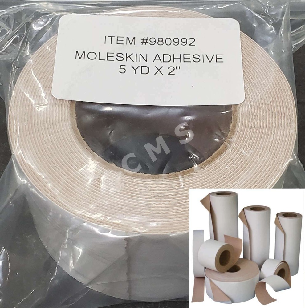 AETNA Felt Moleskin Flesh Adhesive Extra-Heavy Roll 2″x5Yd Pedifoam Padding USA