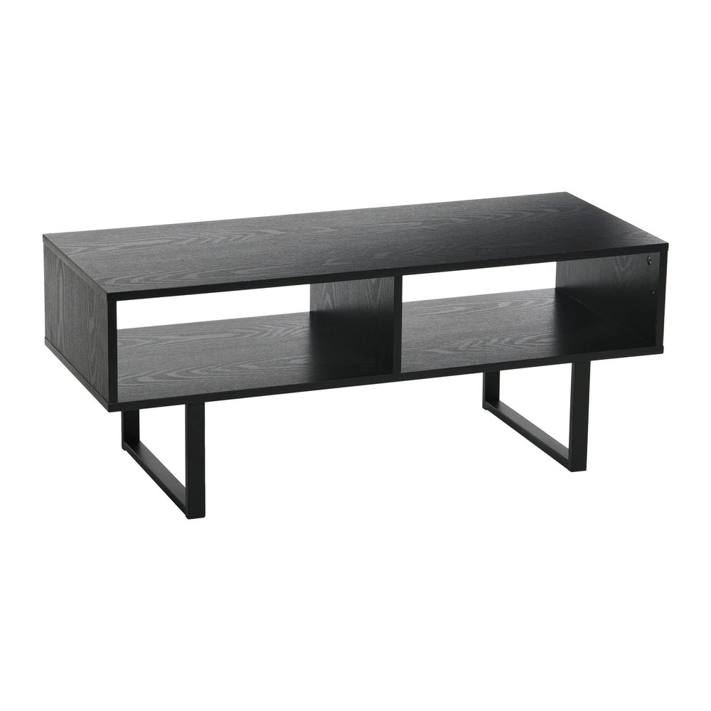 Household Essentials Jamestown Tv Stand Coffee Table Rectangular Storage