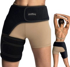 Vriksasana Groin Hip Brace Sciatica Support Wrap | Hamstring Compression Right,