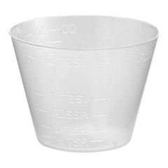 McKesson Translucent Disposable 1 oz. Graduated Medicine Cup 12146 5000 per Case