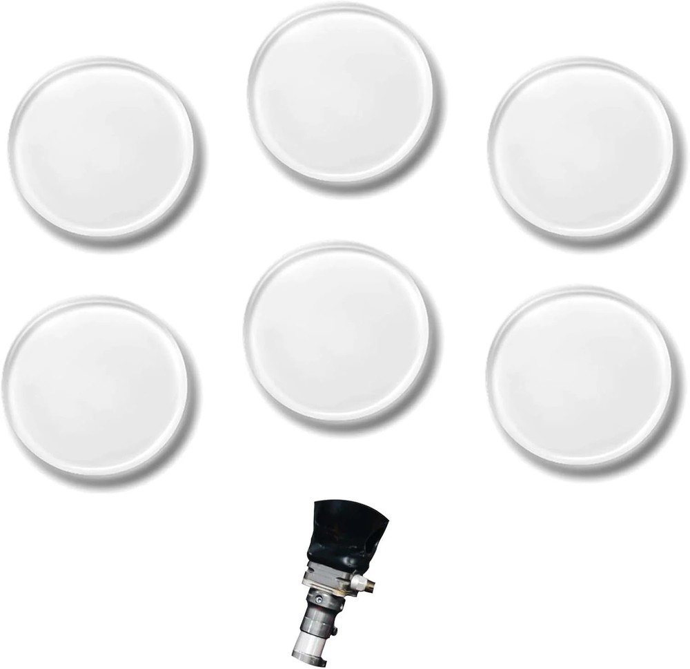 6 Pcs 2.5 Inch Silicone Reusable Prosthetic Liner Patch for Prosthetic, Amputee