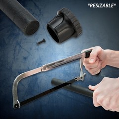Night Watchman Adjustable Walking Cane | Removable Non-Slip Rubber Toe | 39″