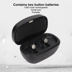 312 Button Battery Box With USB Rechargeable Cycle Hearing Amplifier Batteries