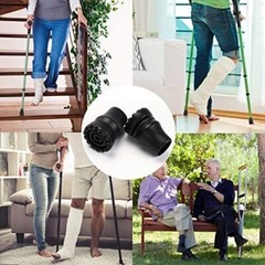 2pcs Cane Tips 3/4 Inch Heavy Duty Rubber Cane Tips, Walking Cane Tips Replaceme