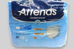 Attends Underwear Large Extra Absorbency 18 Count, Size Large