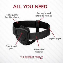 Inguinal Hernia Belt Men Post Surgery Support Truss Groin Adjustable Straps Band