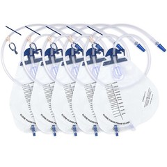 2000ml Urinary Drainage Bags with Anti-Reflux Valve Male Female Catheter Bags
