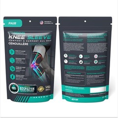 Modvel 2 Pack Compression Knee Brace Men Women Support Sleeve Sports