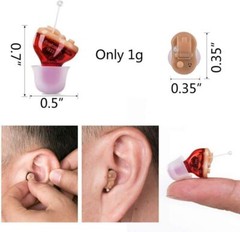 MiNi Digital Invisible Hearing Aid CIC Small Sound Voice Amplifier Enhancer US