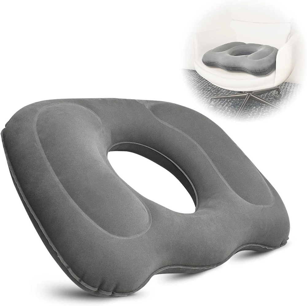 Inflatable Seat Cushion for Office Chair & Car, Ergonomic Comfort | Inflatable D