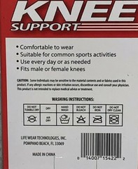 Compression Wraps 2 Knee Supports One Size Fits All Workout Sports Everyday Use