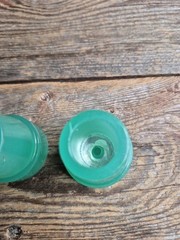 2 Pcs: 3/4″ (19mm) Glow in the Dark Rubber Tips Ferrules for Walking Canes-Green