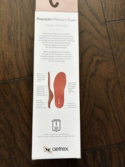 Aetrex Memory Foam Orthotic Insoles L2320 Flat Low Arches Full Length W6