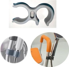 2 Pack Shower Chair Shower Head Holder Handheld Shower Clip Tube Clamp Bracket