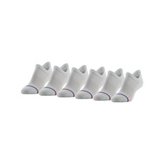 MediPeds Women’s Half Cushion No Show Socks 6 Pairs shoe size 10-13